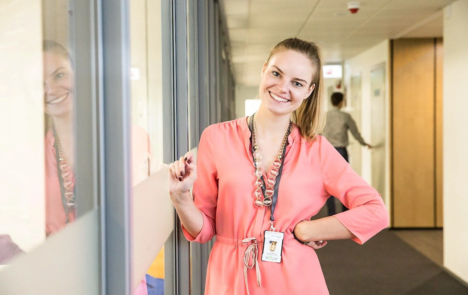 Eglė Joneliūnaitė, „ATEA Lietuva“ komunikacijos su klientais vadybininkė. JUDITOS GRIGELYTĖS (VŽ) NUOTR. 