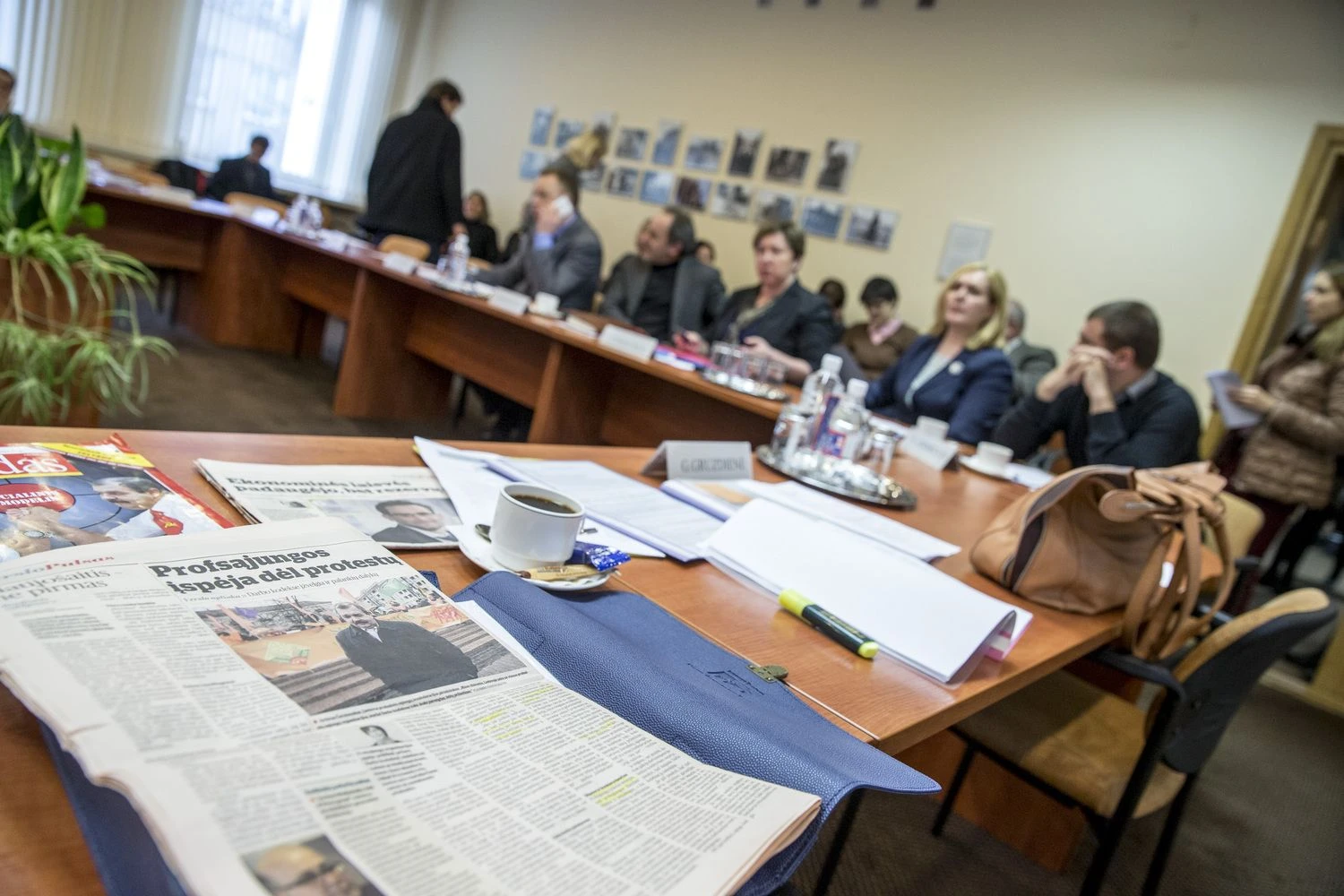 Trišalės tarybos posėdis. Vladimiro Ivanovo (VŽ) nuotr.