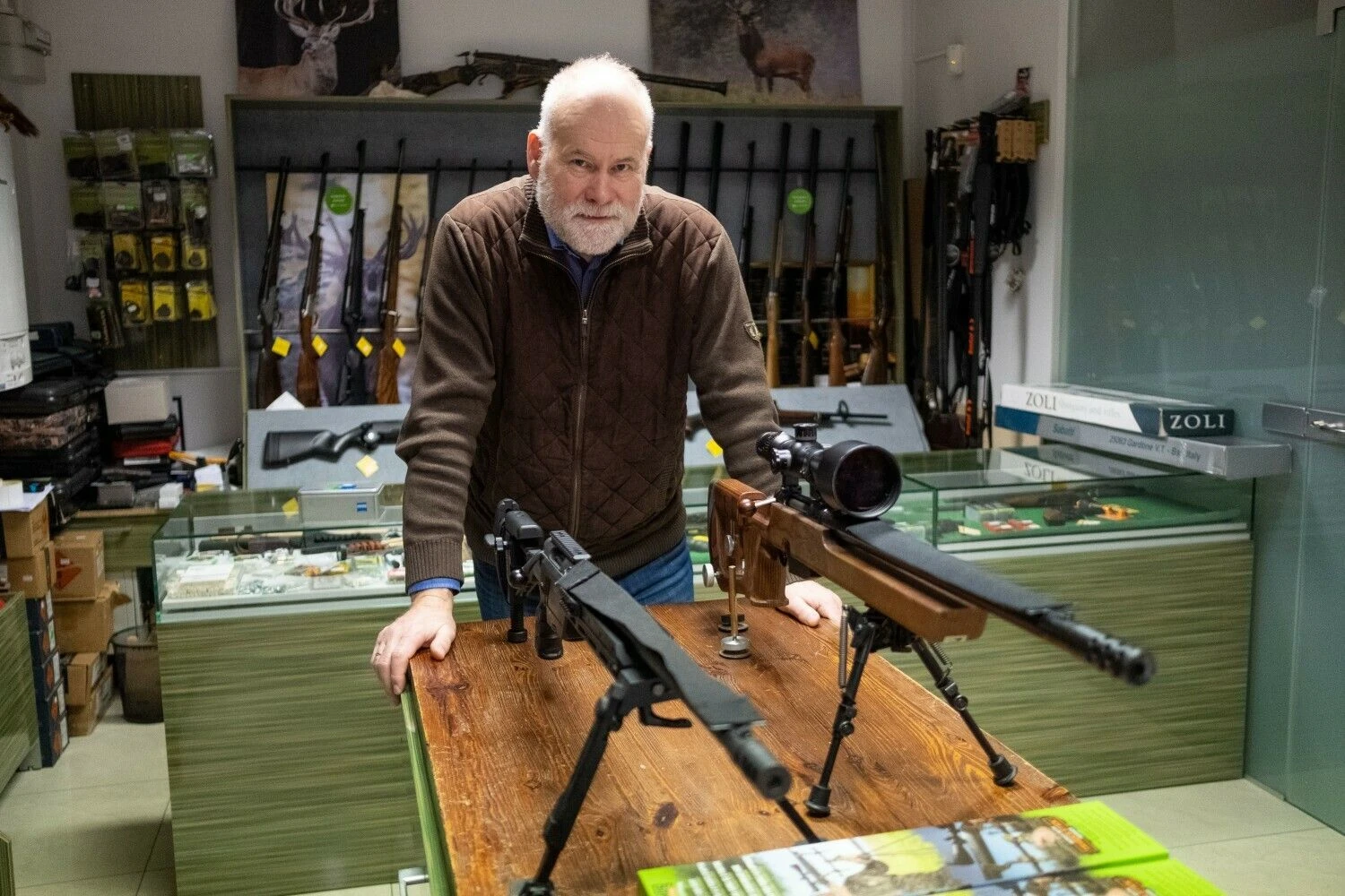 Gytis Misiukevičius, ginklų parduotuvės „Oksalis“ vadovas. Vladimiro Ivanovo (VŽ) nuotr.