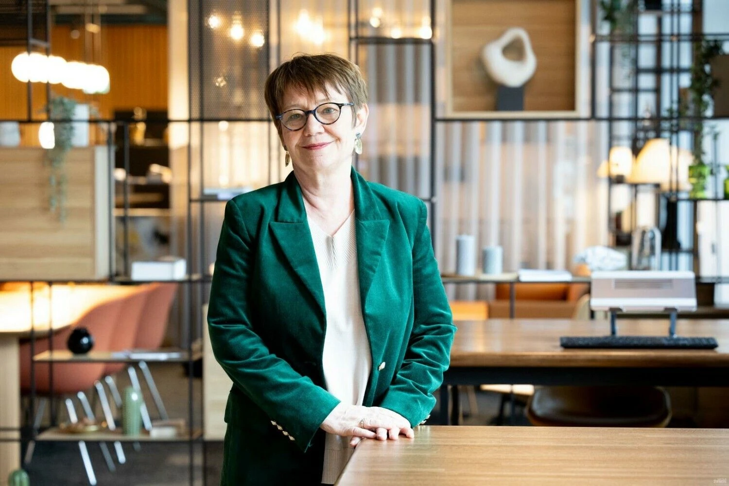Odile Renaud-Basso, Europos rekonstrukcijos ir plėtros banko prezidentė. Juditos Grigelytės (VŽ) nuotr.