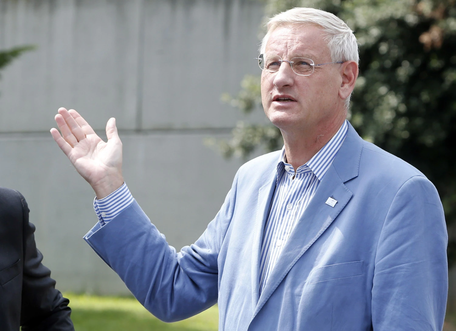 „Neįmanoma susitvarkyti su šių laikų problemomis dirbant atskirai“, – sako Carlas Bildtas, buvęs Švedijos diplomatijos vadovas. ALESSANDRO GAROFALO („REUTERS“ / „SCANPIX“) NUOTR.