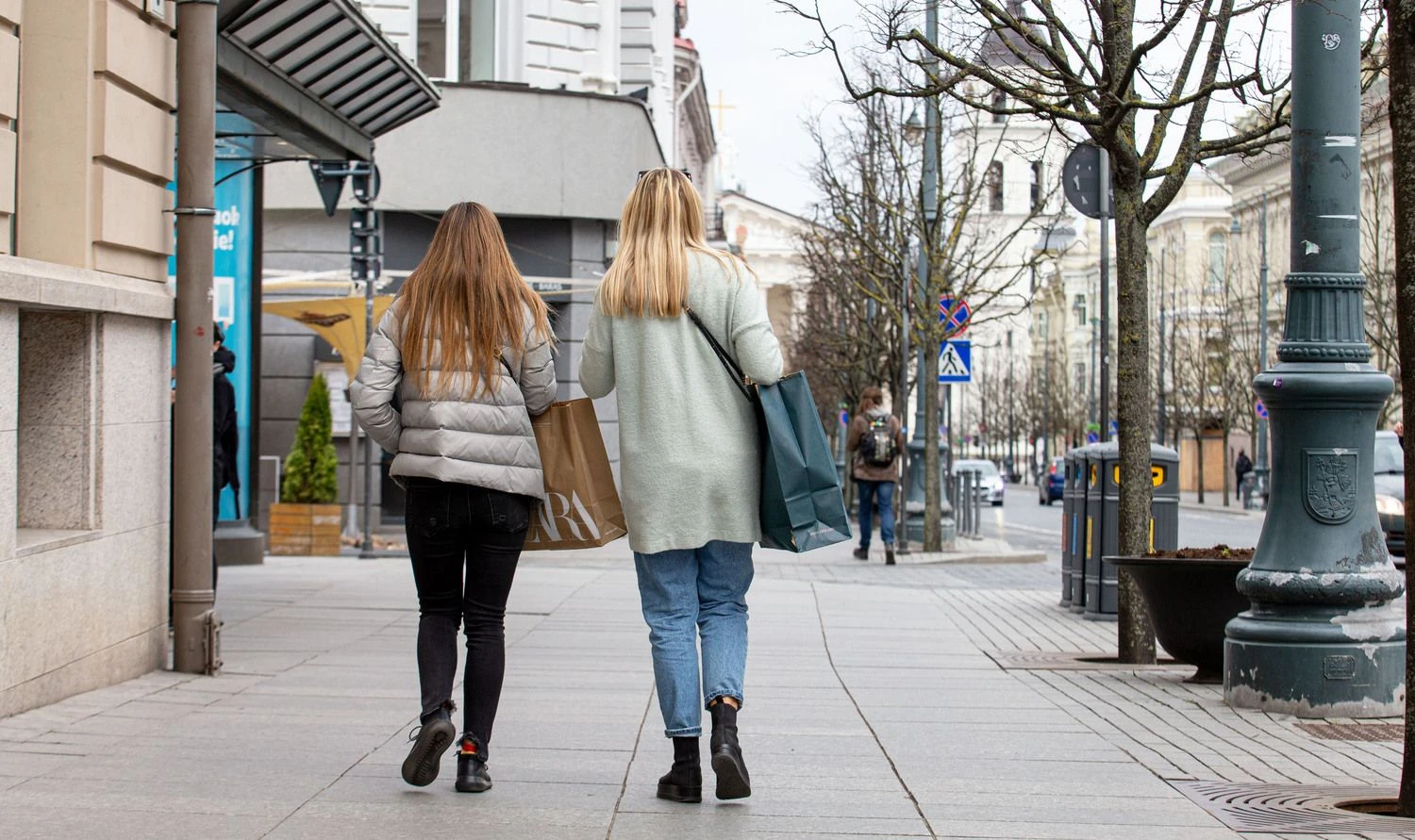 Vilniaus miestas karantino metu, Gedimino pr. Juditos Grigelytės (VŽ) nuotr.