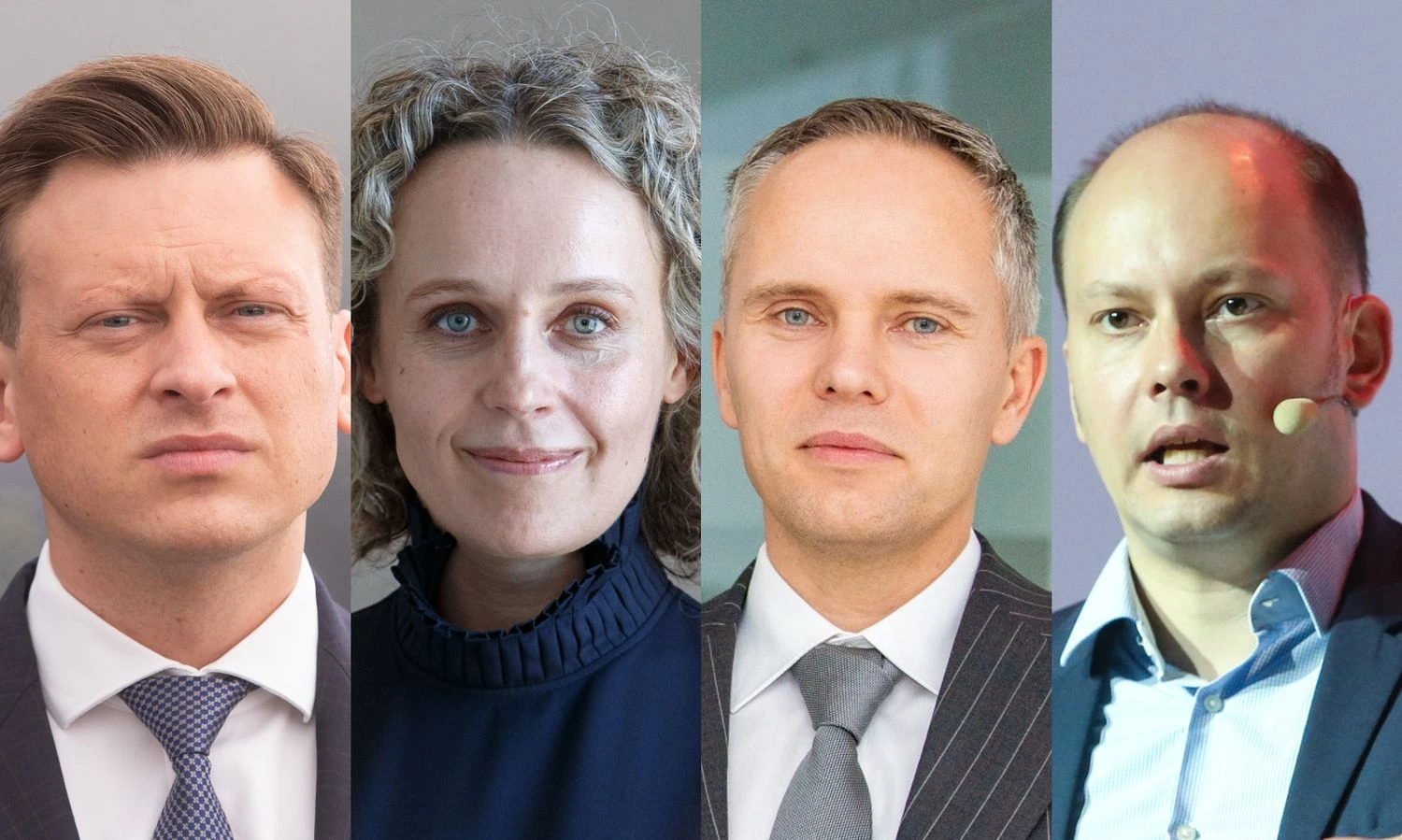 Valdas Benkunskas, Vilniaus vicemeras, Sigita Survilaitė-Mekionienė, „Mitnijos“ generalinė direktorė, Martynas Pargaliauskas „Montuotojo“ generalinis direktorius, Feliksas Miliutis, kontoros „Glimstedt“ advokatas. VŽ koliažas.