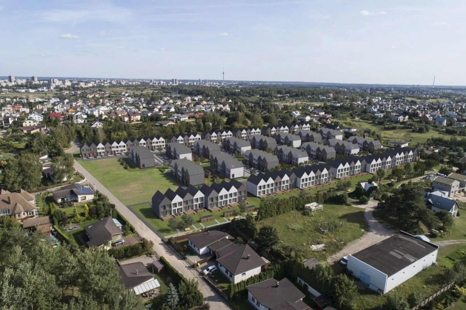 Bendrovės vizualizacija.