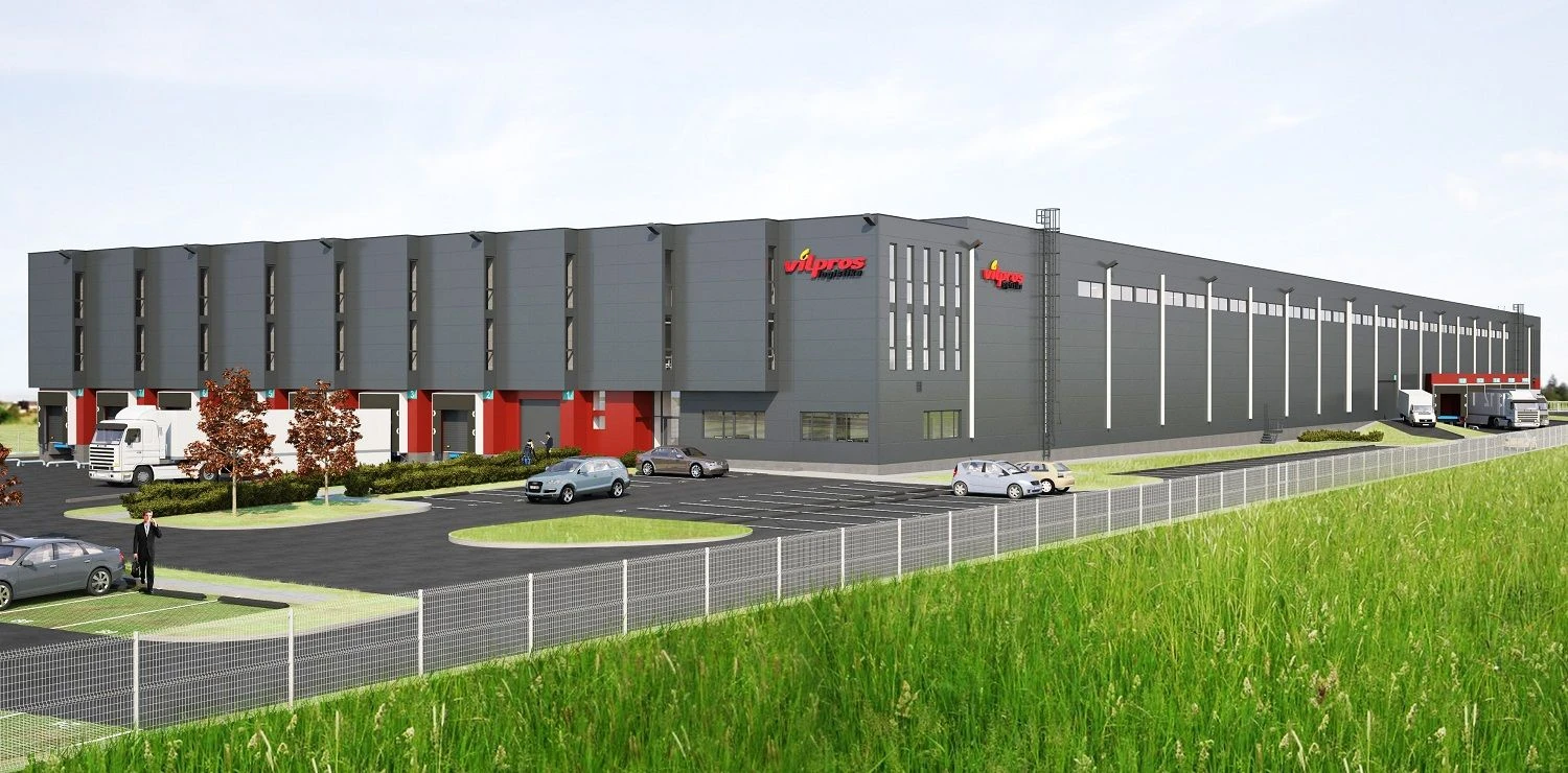 Naujasis „Vilpros“ logistikos centras. Įmonės vizualizacija.