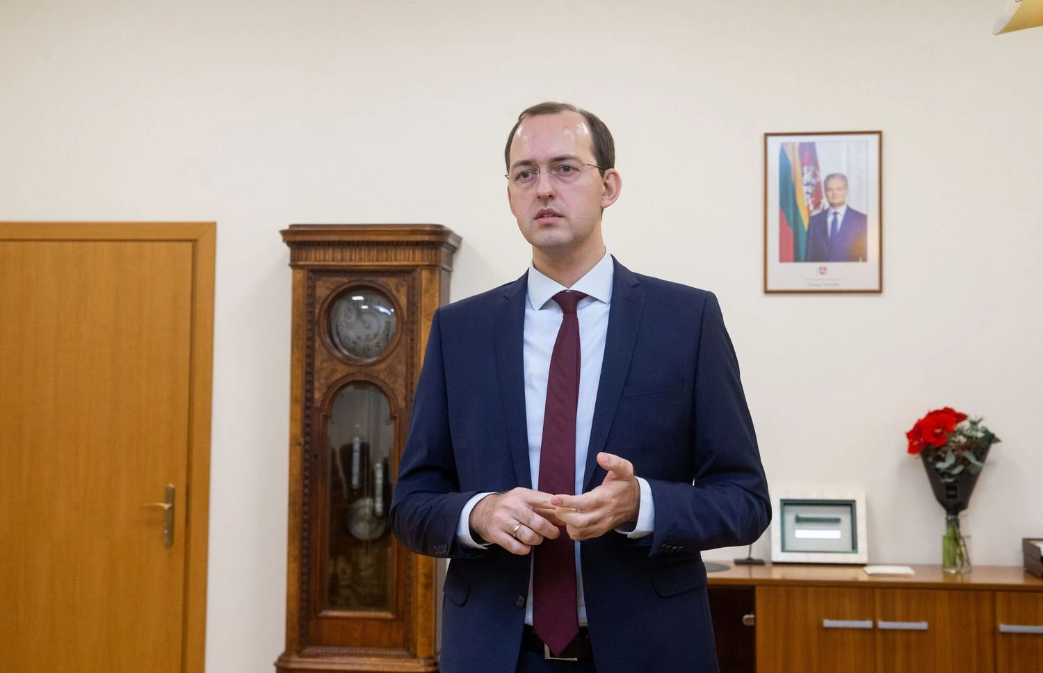 Marius Skuodis, susisiekimo ministras. Juditos Grigelytės (VŽ) nuotr.