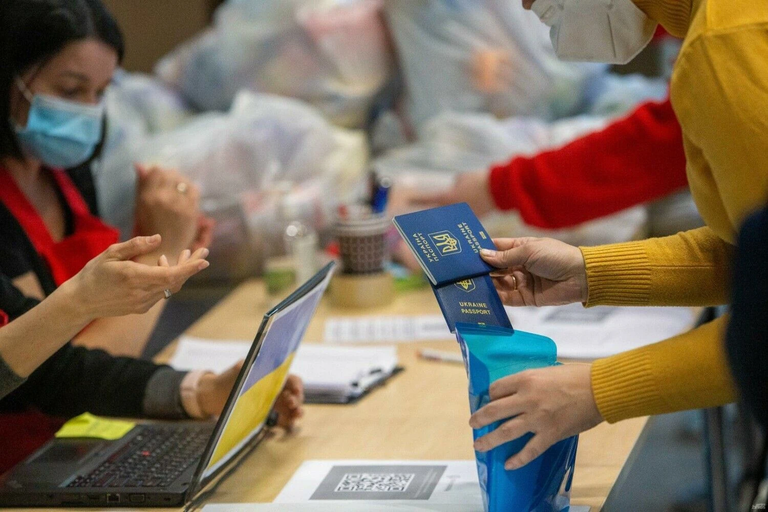 Vilniaus pabėgėlių registracijos centras. Vladimiro Ivanovo (VŽ) nuotr.