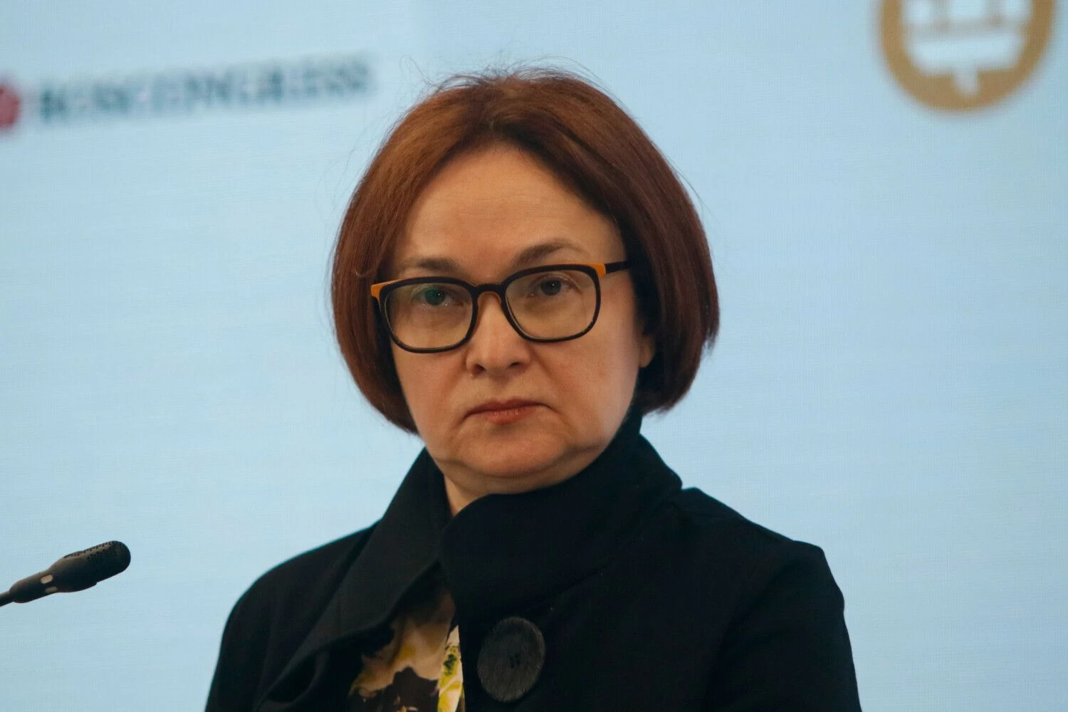 Elvira Nabiulina, Rusijos centrinio banko valdytoja. Maksimo Konstantinovo („Sopa Images“ / „Zuma Press Wire“) nuotr.
