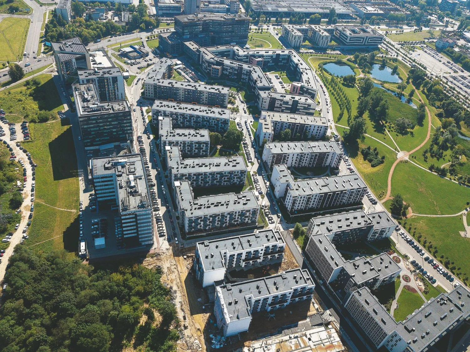 Ozo parko teritorijoje Vilniuje dauguma būstų yra negyvenamosios paskirties. Vladimiro Ivanovo (VŽ) nuotr.