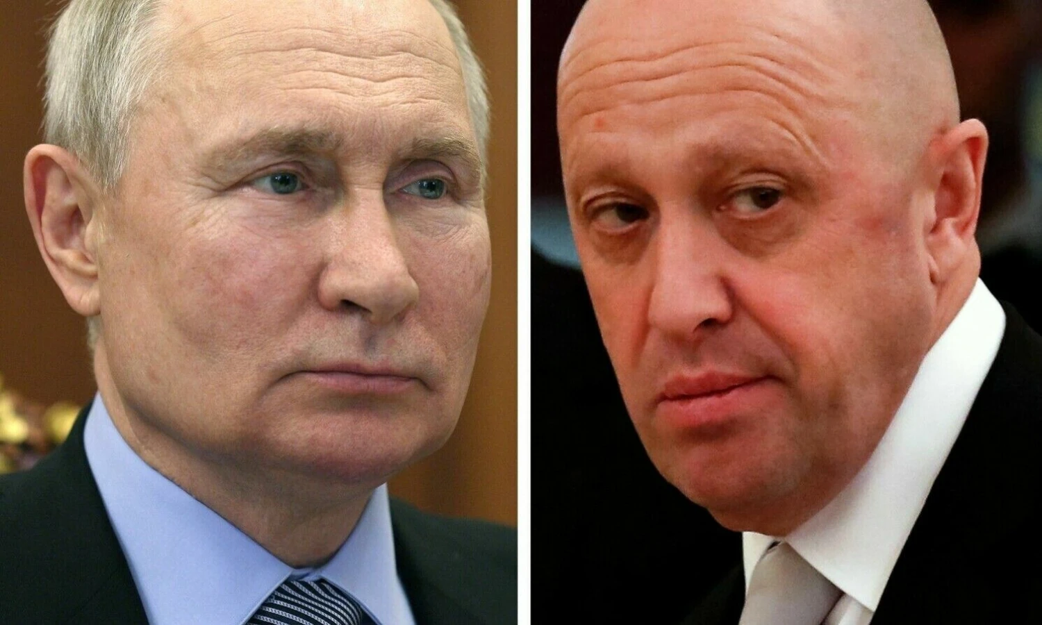 Vladimiras Putinas, Rusijos prezidentas, ir Jevgenijus Prigožinas, „Wagner“ vadas. „Reuters“/„Scanpix“ nuotr.