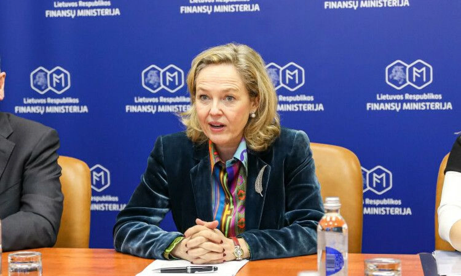 Nadia Calvino, EIB prezidentė. Finansų ministerijos  nuotr.