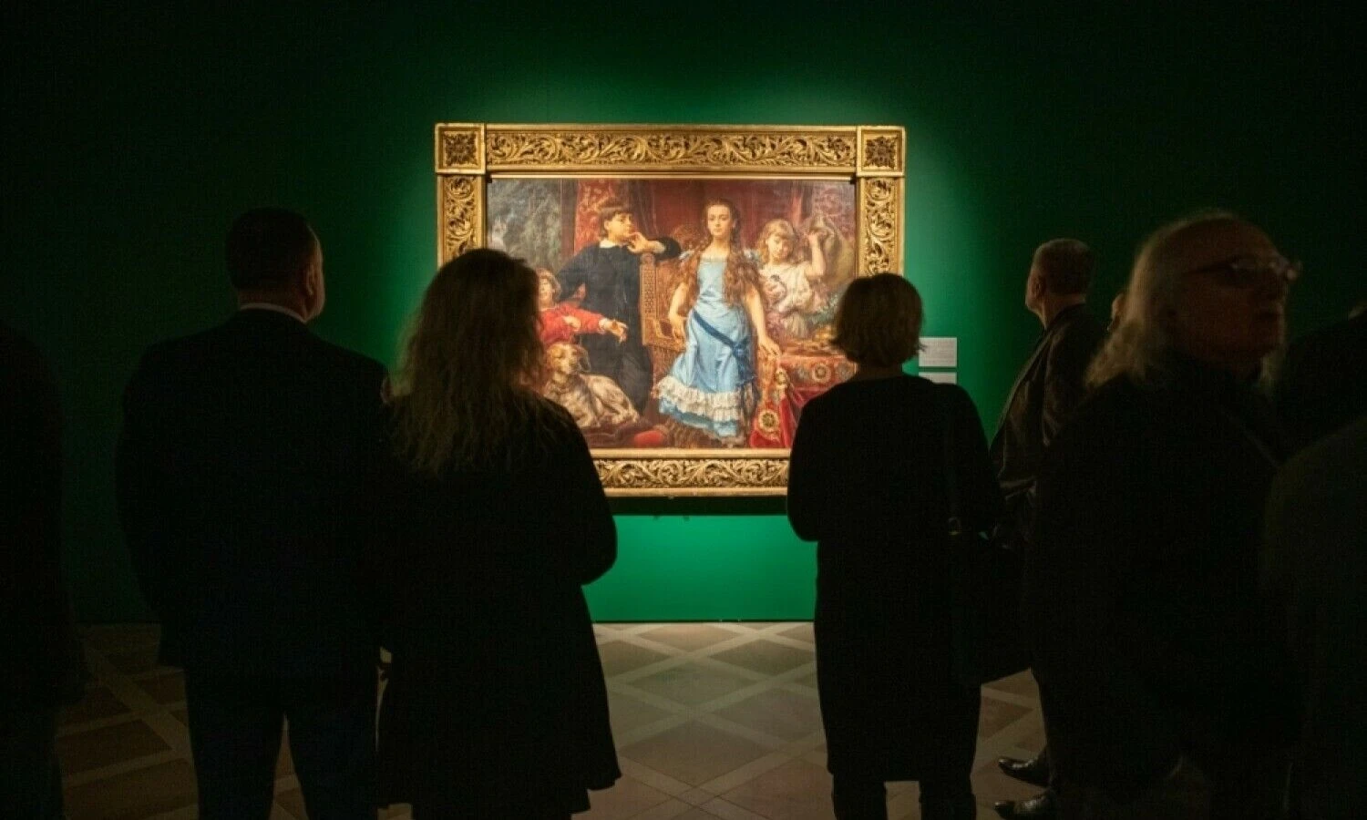 Jano Mateika „Dailininko vaikų portretas“. Valdovų rūmų muziejaus nuotr.