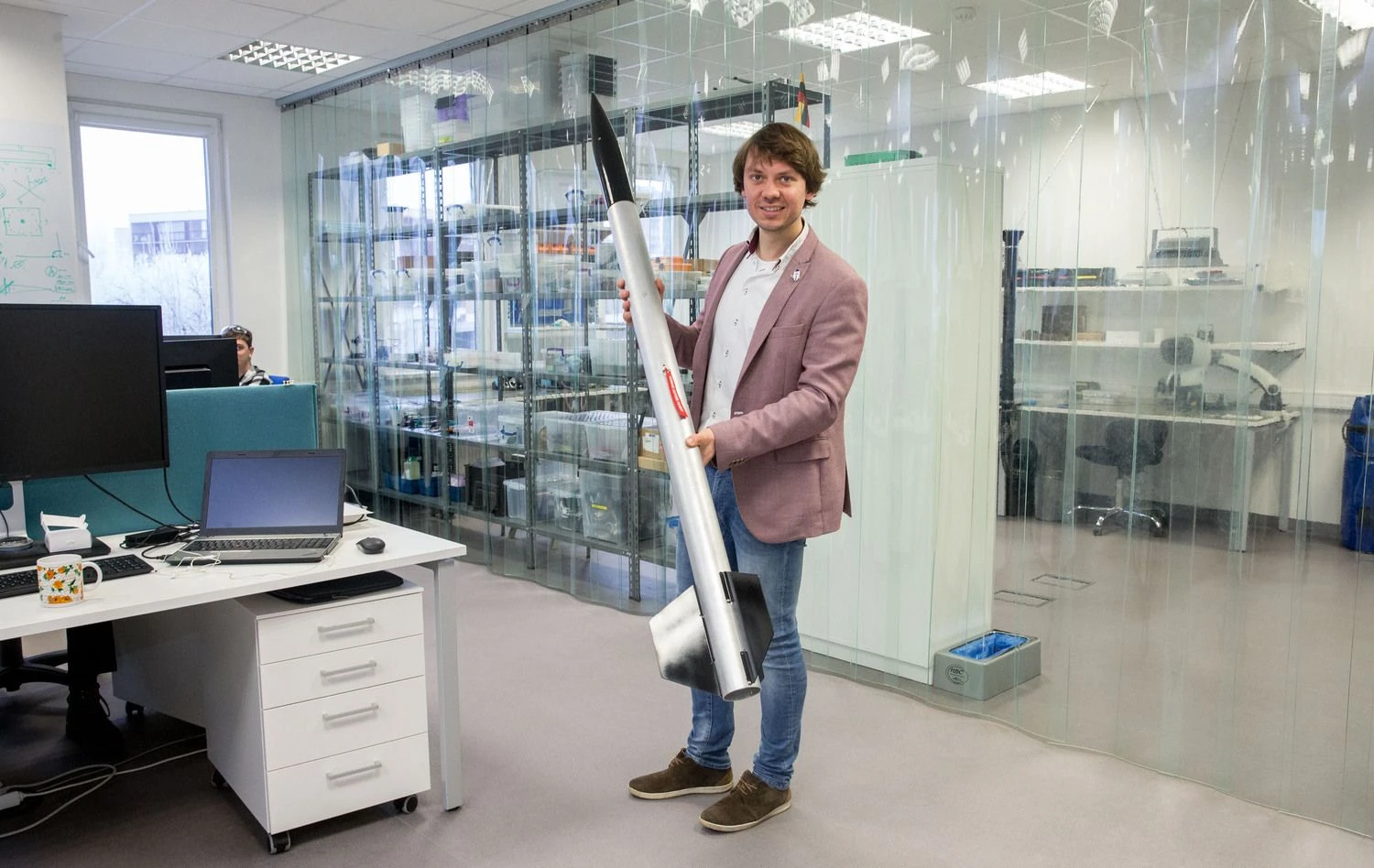 Vytenis Buzas, UAB „NanoAvionika“ direktorius. Juditos Grigelytės (VŽ) nuotr.