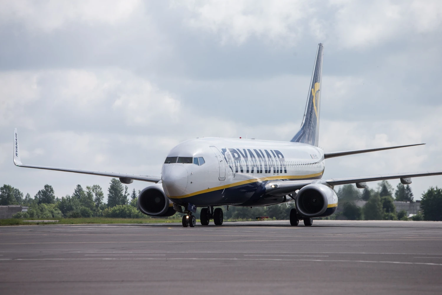 „Ryanair“ šiuo metu yra vienintelė iš Kauno oro uosto reguliarius reisus vykdanti kompanija. Juditos Grigelytės (VŽ) nuotr.