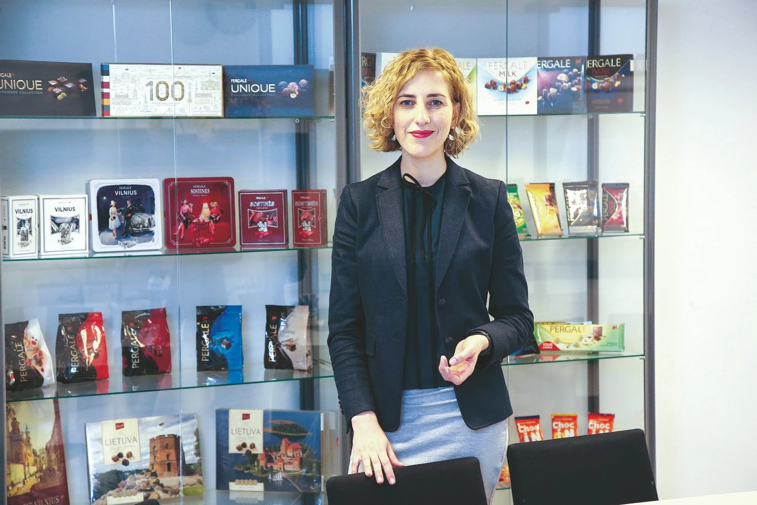 Jurga Sakalauskaitė, AB „Vilniaus pergalė“ komercijos direktorė, valdybos narė. Vladimiro Ivanovo (VŽ) nuotr.