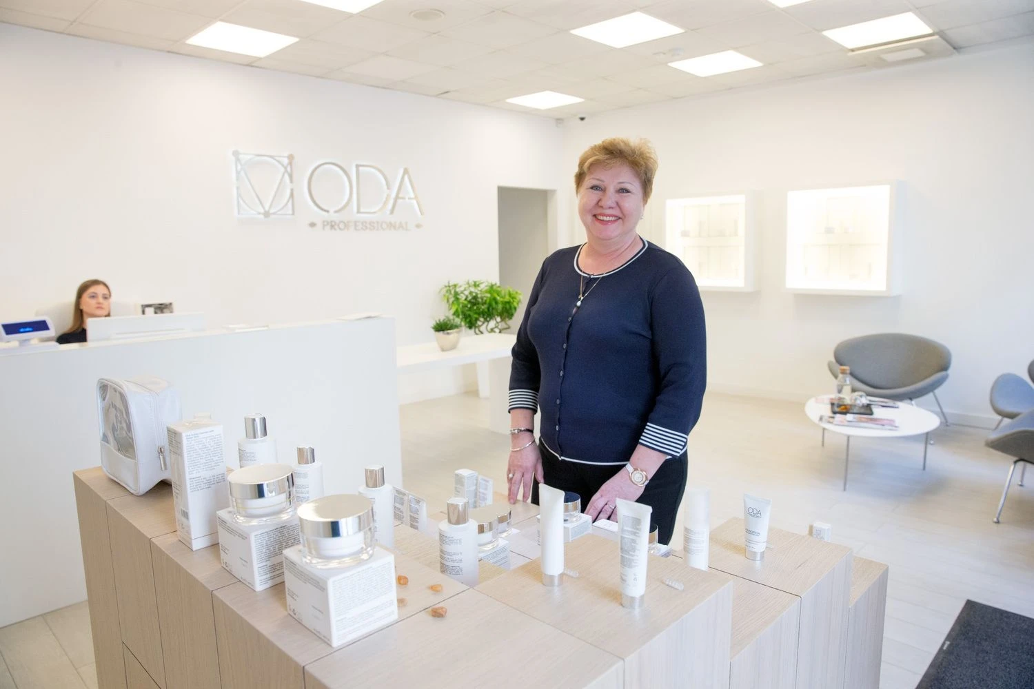 Irena Jokšienė, UAB „Oda LT“ direktorė: „Neabejoju, kad mūsų eksporto dalis didės, tačiau kaskart skaičiuojame, ar mums apsimoka eiti į kurią nors šalį.“ Juditos Grigelytės (VŽ) nuotr.