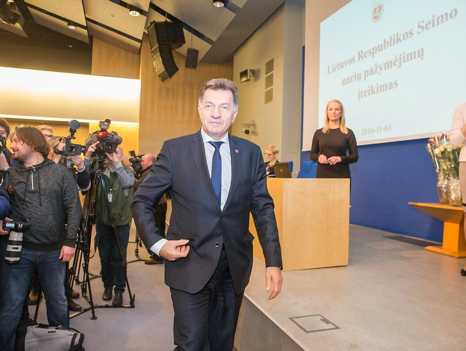 Algirdas Butkevičius, Seimo narys, socialdemokratų partijos pirmininkas. Juditos Grigelytės (VŽ) nuotr.