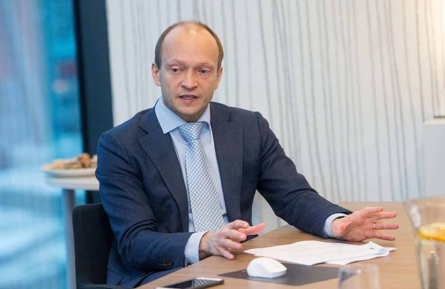  Nerijus Mačiulis, AB „Swedbank“ vyriausiasis ekonomistas. Juditos Grigelytės (VŽ) nuotr.