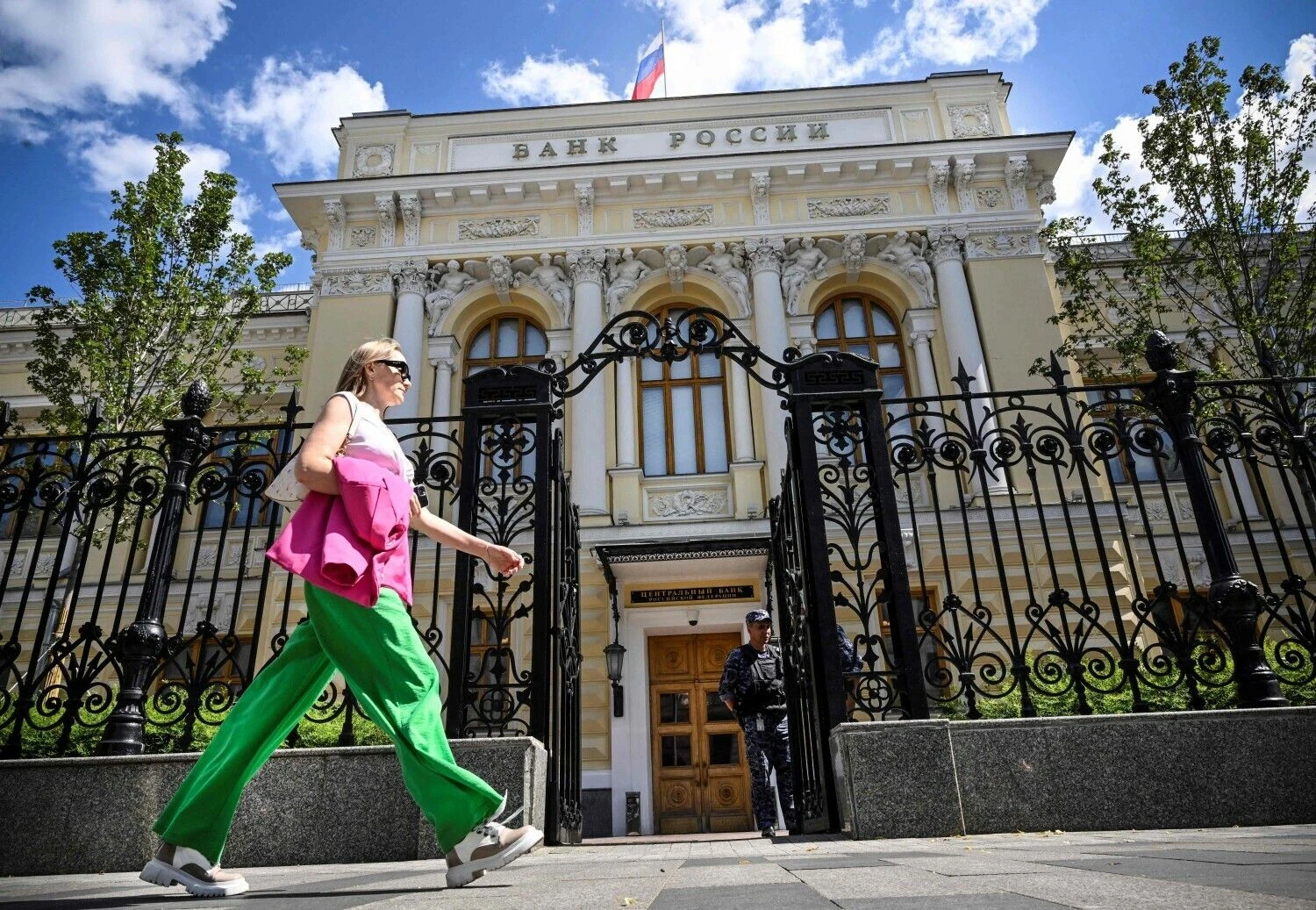 Rusijos centrinis bankas. Aleksandro Nemenovo (AFP/„Scanpix“) nuotr.