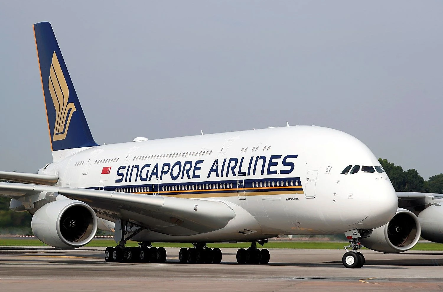 „Airbus“ A380 lėktuvas, priklausantis Singapūro avialinijoms. Edgaro Su (Reuters / Scanpix) nuotr.