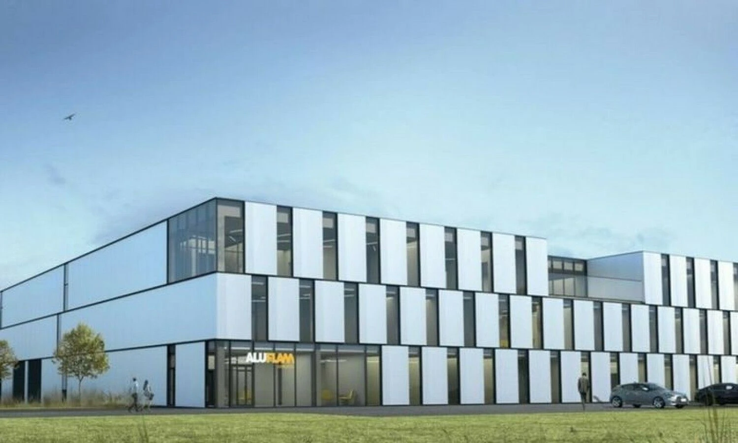 Gamyklos vizualizacija.