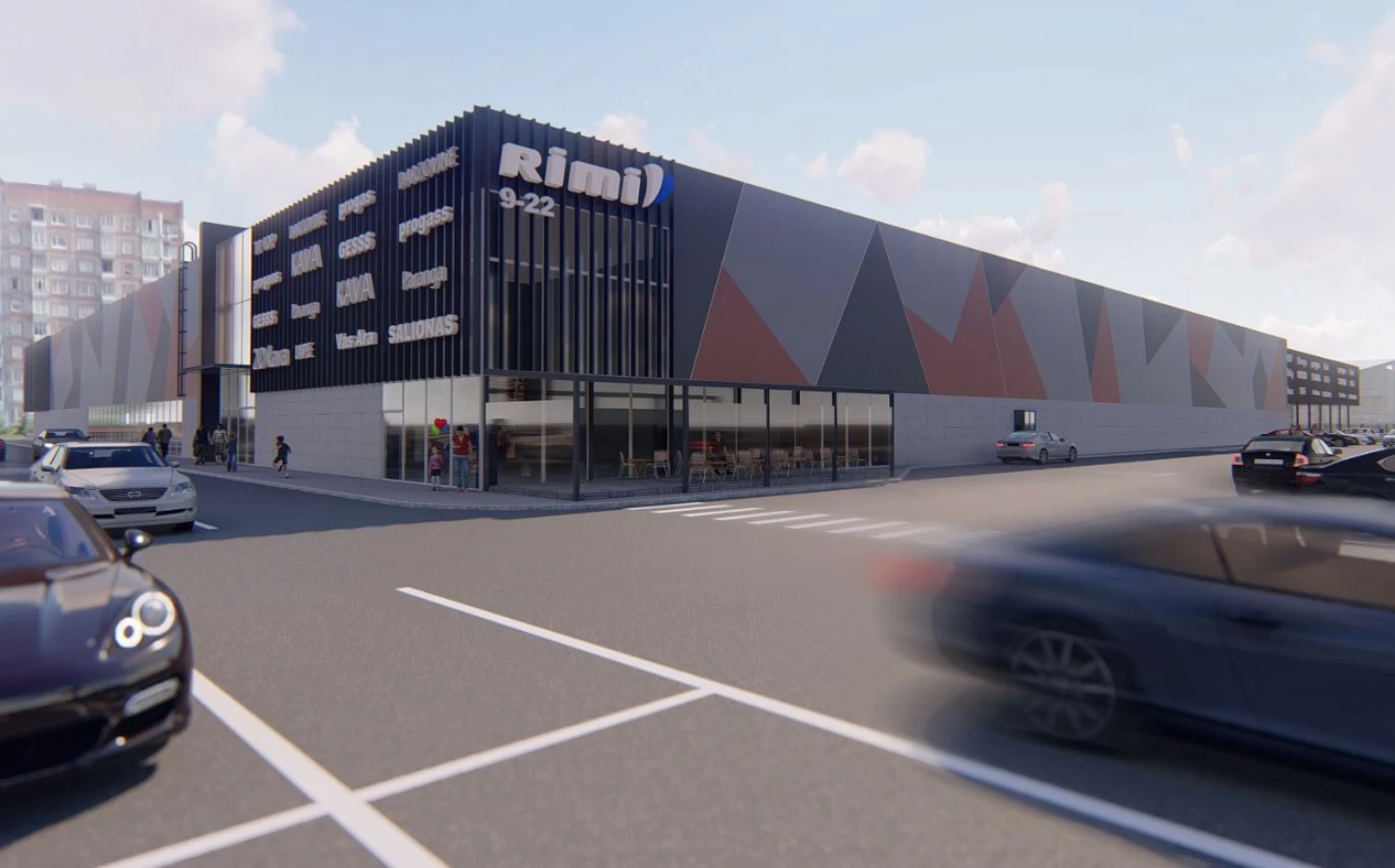 Bendrovės vizualizacija.