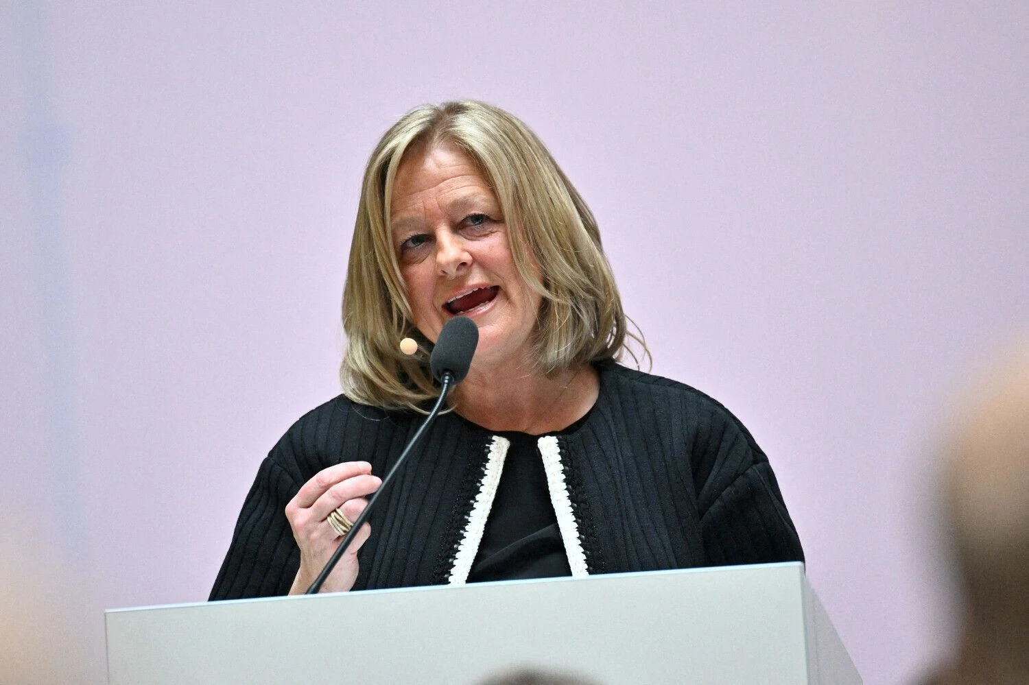 Allison Kirkby, „Telia Company“ vadovė. Claudio Bresciani (TT/„Reuters“/„Scanpix“) nuotr.