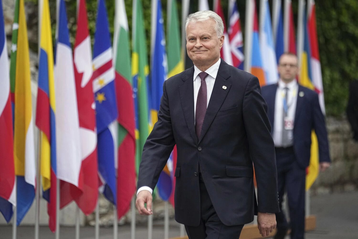 Lietuvos prezidentas Gitanas Nausėda. (AP / „Scanpix“) nuotr.