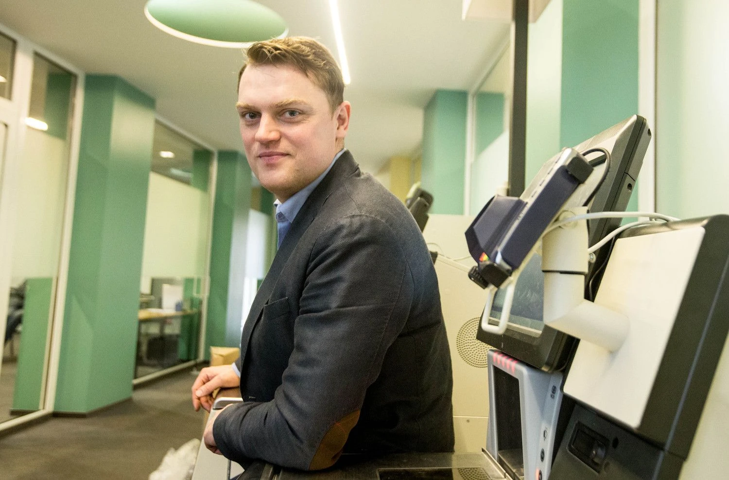 Julius Stulpinas, informacinių technologinių sprendimų UAB „StrongPoint“ vykdantysis direktorius Baltijos šalims ir Rusijai. Juditos Grigelytės (VŽ) nuotr.