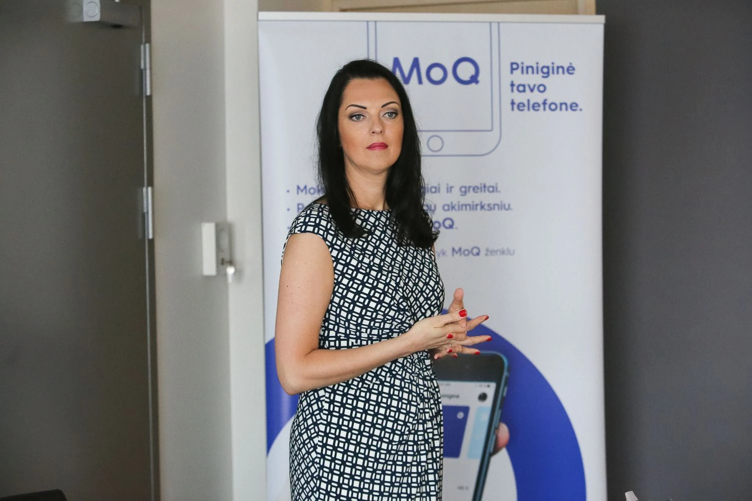 „Išsiskyrus akcininkų nuomonėms dėl jo plėtros ir ateities perspektyvų nuspręsta projektą nutraukti“, – sako Monika Rimkūnaitė-Bložė, „MoQ“ generalinė direktorė. Vladimiro Ivanovo (VŽ) nuotr.