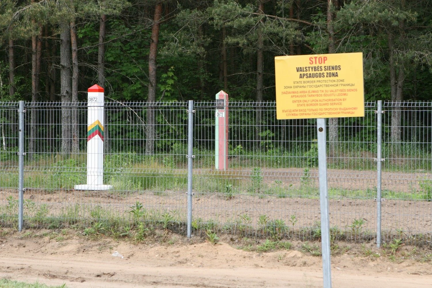Valstybes siena su Baltarusija. „Scanpix Baltics“ nuotr. 
