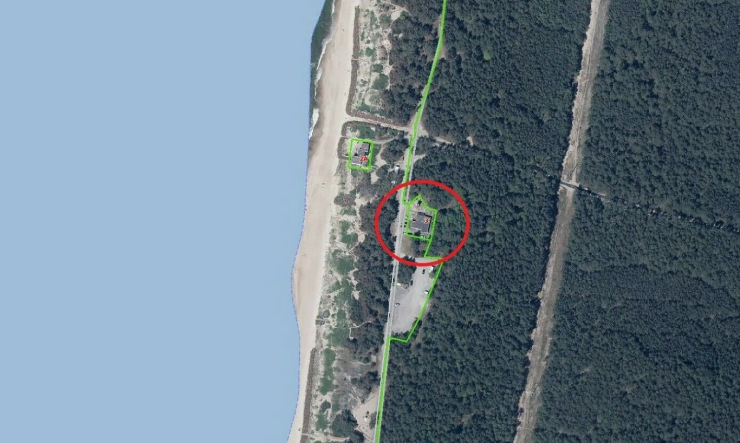 Žaliojo Kelio 3, Juodkrantė. „Regios“ atvaizdas.