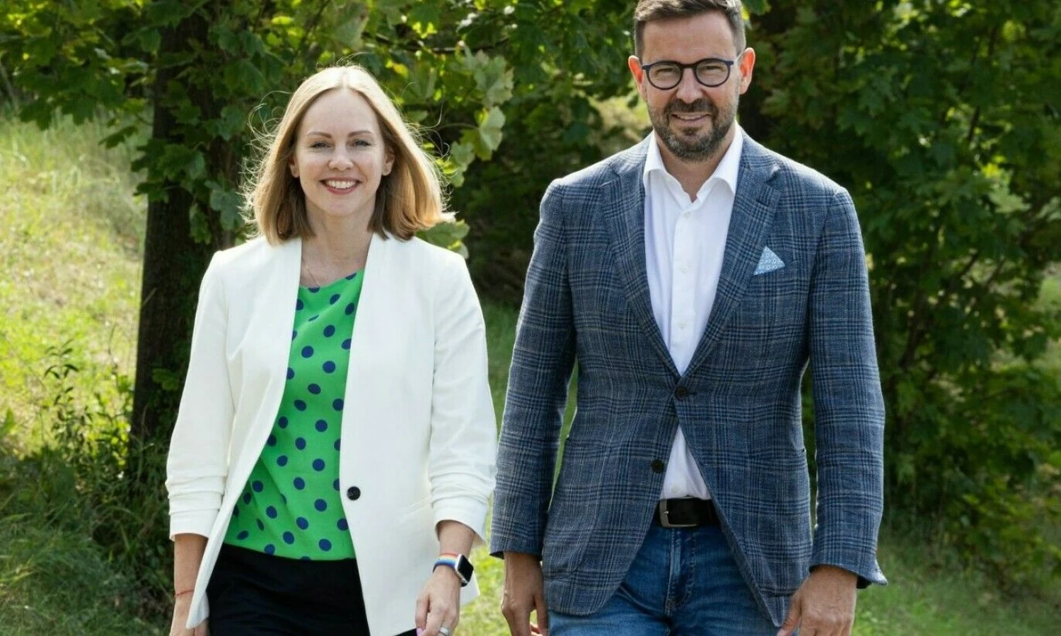 Karina Kašalynienė, „AIMS International Lietuva“ partnerė ir Šarūnas Dyburis, įmonės vadovaujantysis partneris. Vladimiro Ivanovo (VŽ) nuotr.
