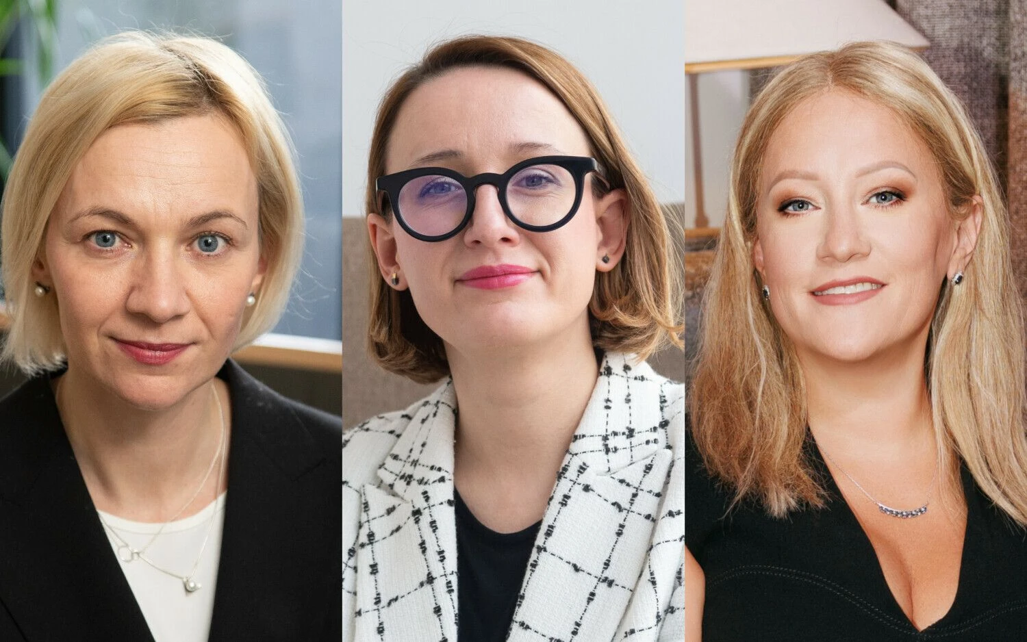 R. Didikė (kairėje), „Hitus Legal“ vadovaujančioji partnerė advokatė, E. Galinienė, „Hotremos“ personalo vadovė, K. Strolienė, „Krispo“ ir „Audrinetos“ direktorė. VŽ koliažas