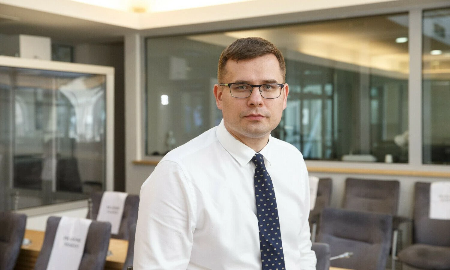 Laurynas Kasčiūnas, Seimo Nacionalinio saugumo ir gynybos komiteto pirmininkas. Juditos Grigelytės (VŽ) nuotr.