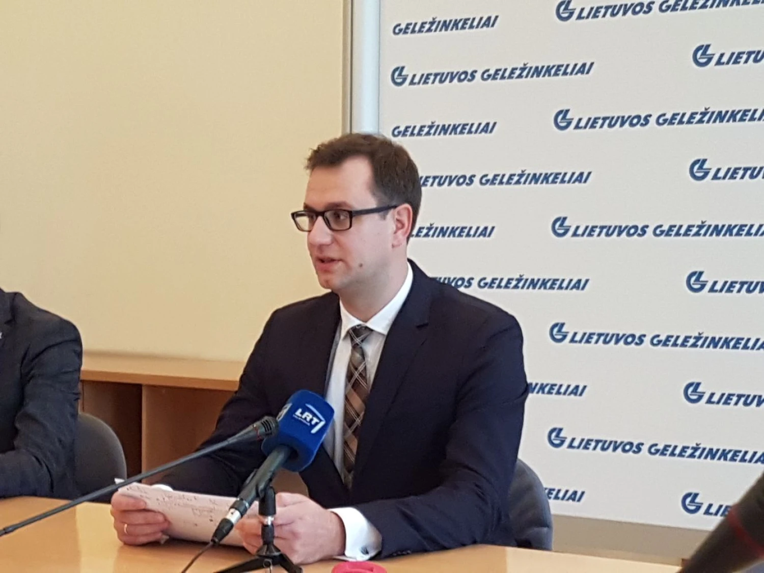 Mantas Bartuška, AB „Lietuvos geležinkeliai“ generalinis direktorius. Naglio Navako (VŽ) nuotr.