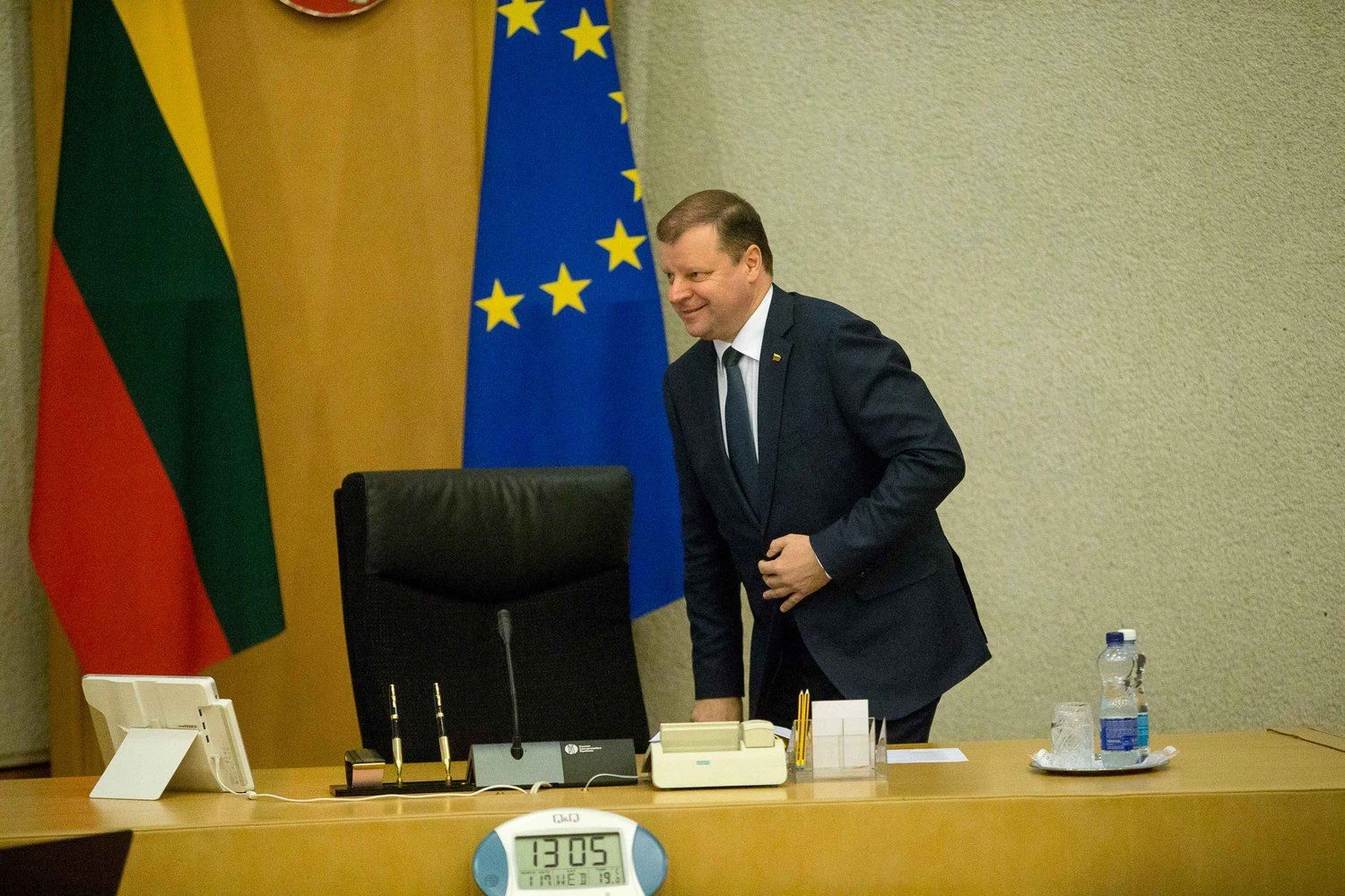 Strateginių projektų portfelio komisijai vadovauja premjeras Saulius Skvernelis. Vladimiro Ivanovo (VŽ) nuotr.