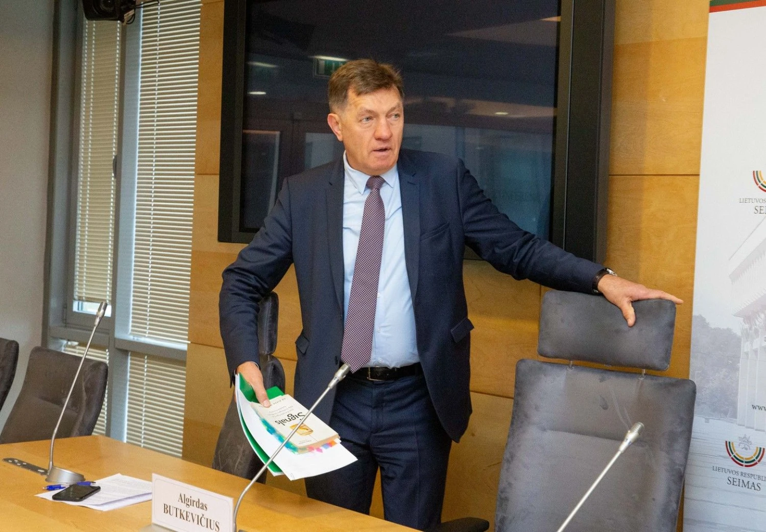 Algirdas Butkevičius, Seimo narys. Juditos Grigelytės (VŽ) nuotr.