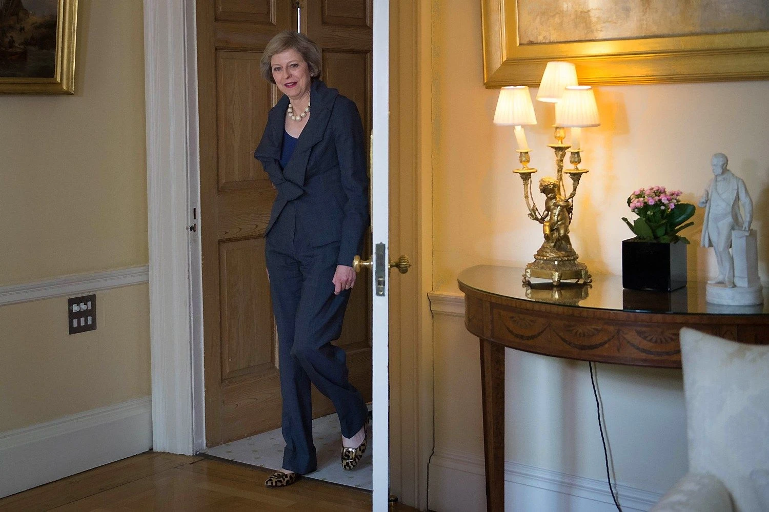 Theresa May, Jungtinės Karalystės premjerė. Stefano Rousseau („Reuters“/„Scanpix“) nuotr.