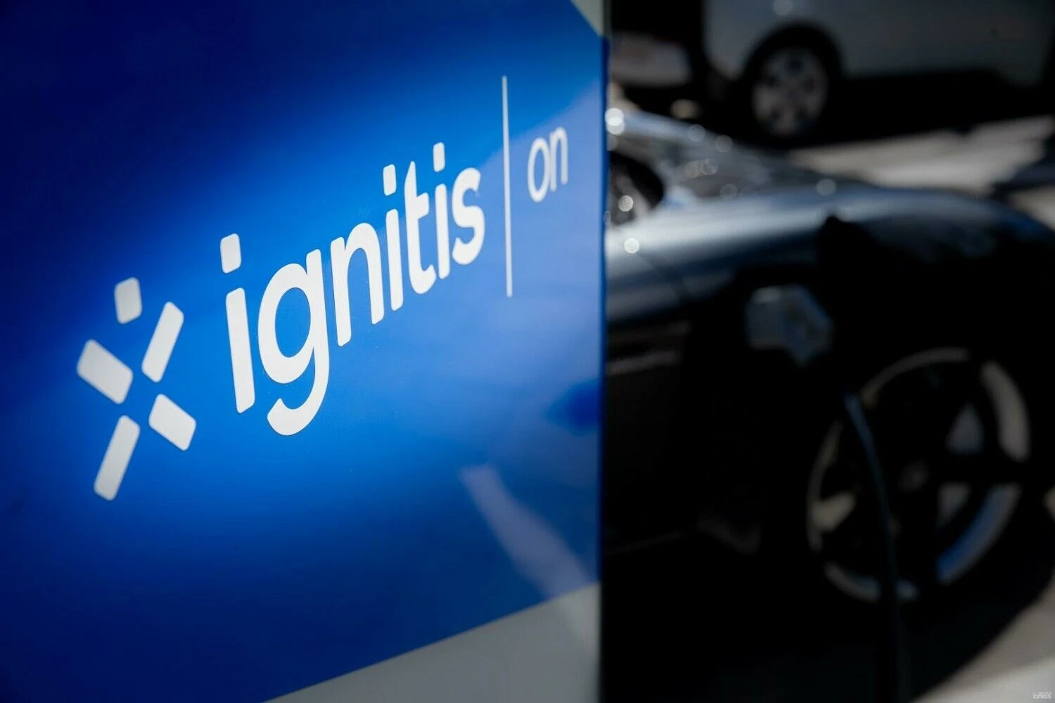 „Ignitis ON“ įkrovimo stotelė. Vladimiro Ivanovo (VŽ) nuotr.