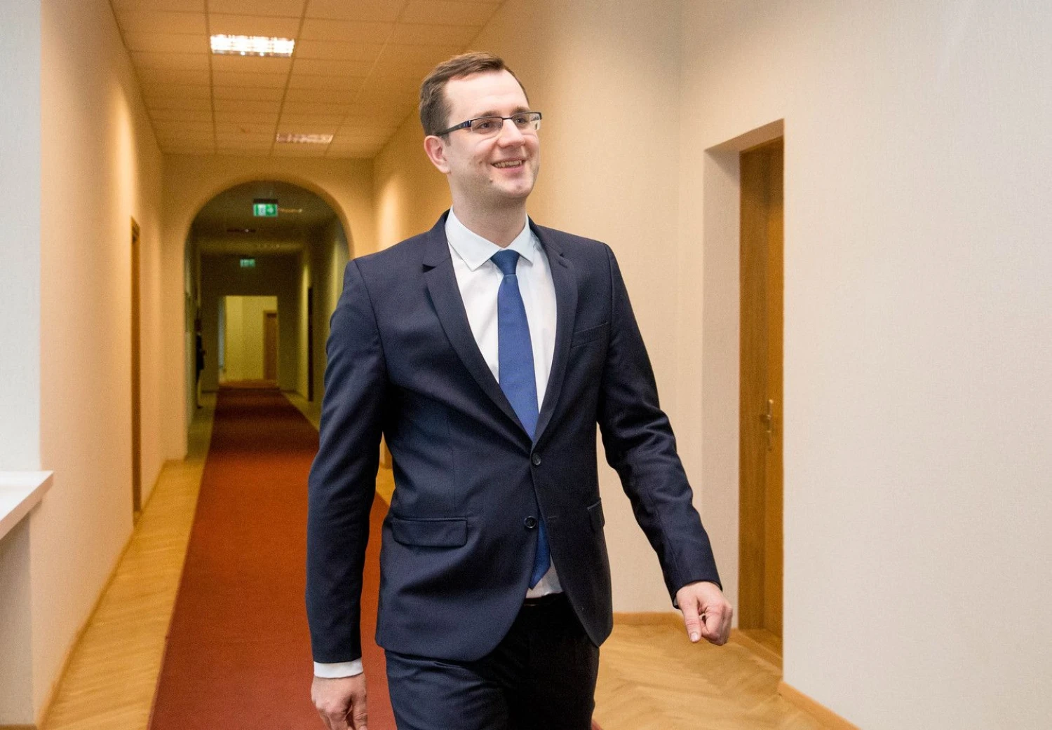 Mantas Bartuška, AB „Lietuvos geležinkeliai“ generalinis direktorius. Vladimiro Ivanovo (VŽ) nuotr.