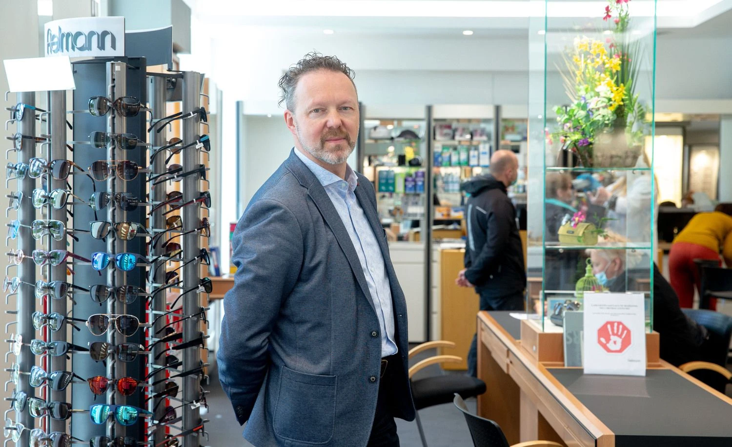 Gintautas Kersnauskas, „Fielmann“ optikos salonų tinklo vadovas. Juditos Grigelytės (VŽ) nuotr.