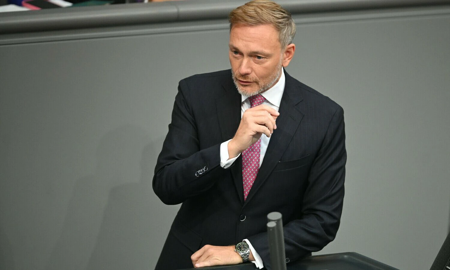 Vokietijos finansų ministras Christianas Lindneris. Philipo Duliano („dpa“ / „Scanpix“) nuotr.