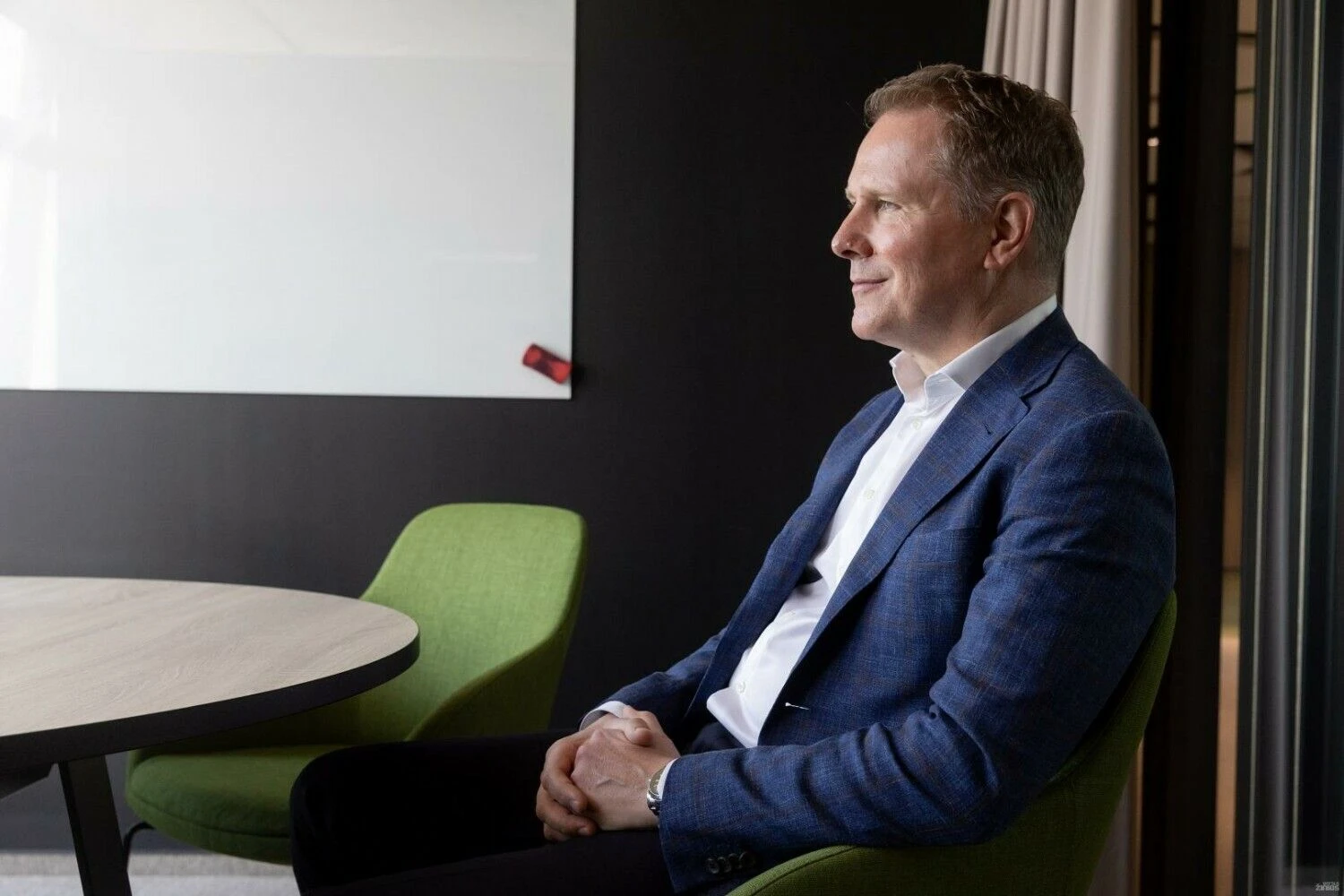 Kjellis-Mortenas Johnsenas, „Tele2“ grupės vadovas. Juditos Grigelytės (VŽ) nuotr.