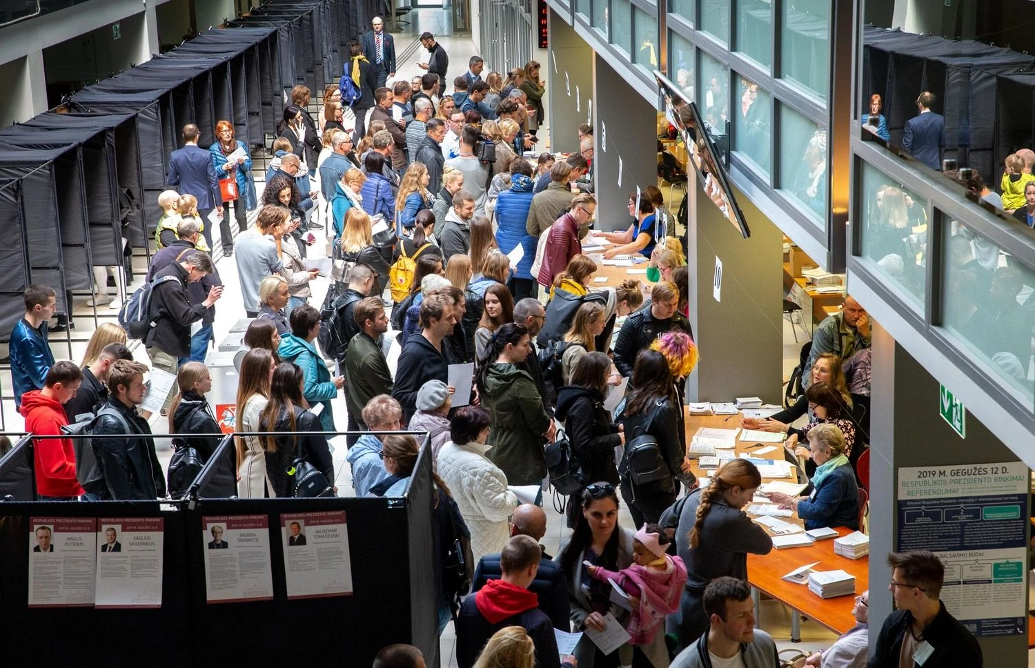 2019 m. gegužės 12 d. Respublikos Prezidento rinkimai, referendumas dėl Konstitucijos 12 str. pakeitimo ir referendumas dėl Konstitucijos 55 str. pakeitimo. Juditos Grigelytės (VŽ) nuotr.