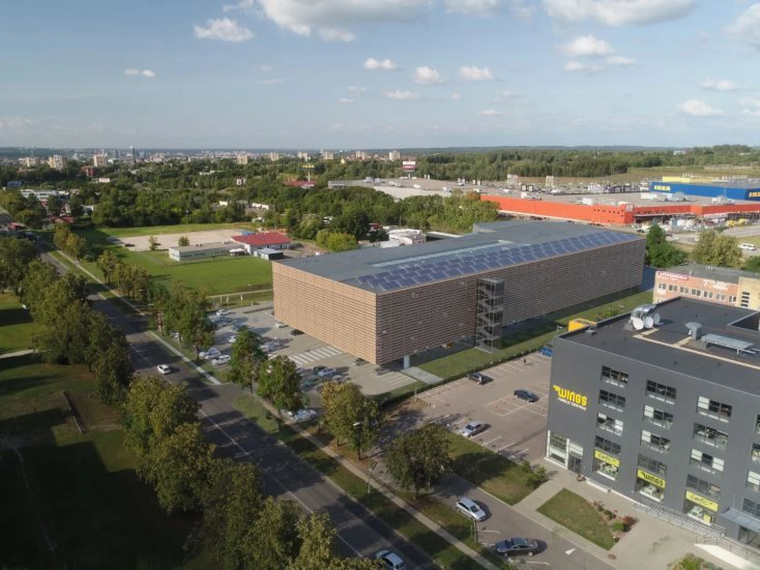 Bendrovės vizualizacija.