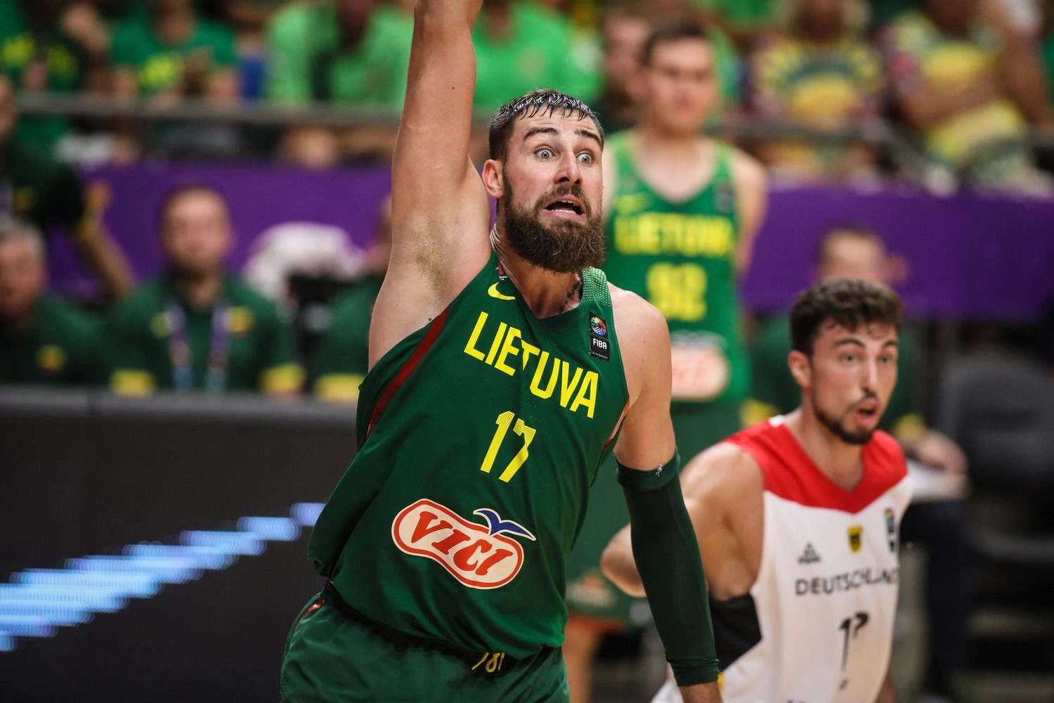 „EuroBasket 2017“: Lietuva– Vokietija. Eriko Ovčarenko  („15min.lt“) nuotr.