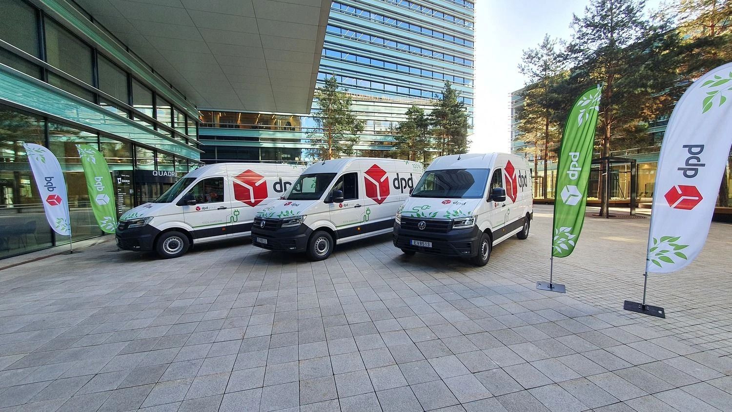 „DPD Lietuva“ elektromobiliai Vilniuje. Lino Butkaus (VŽ) nuotr.