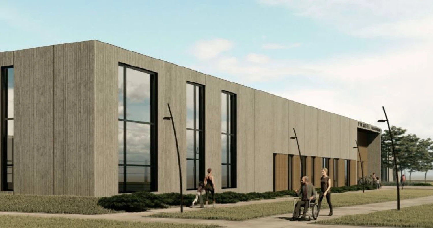 Bendrovės vizualizacija.