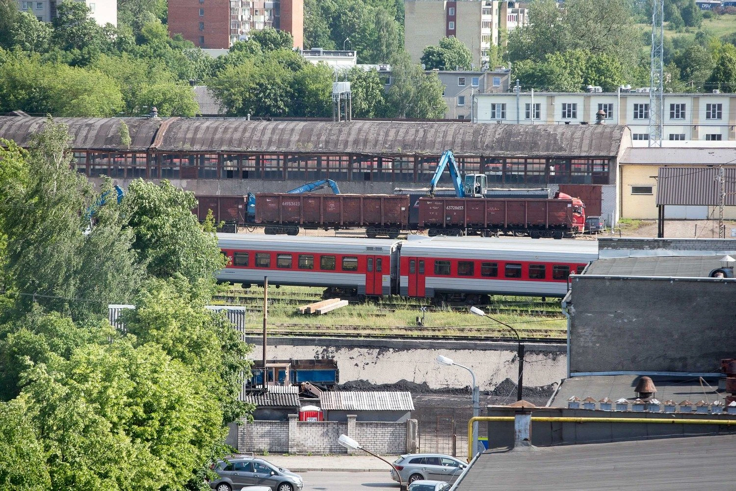 „Lietuvos geležinkelių“ teritorija. Vladimiro Ivanovo (VŽ) nuotr.